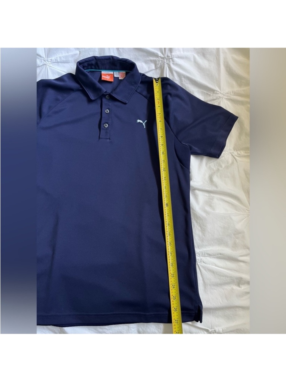Lot of 3 Puma Men's Navy and Royal Blue Golf Polo Pack, size Medium - Picture 3 of 11